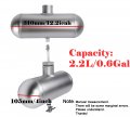 Jmchstore Aluminum Mini Bike Gas Fuel Tank Cylinder 4x12 For Coleman Baja Montser Mega Moto Predator Hemi Non 212 Engine