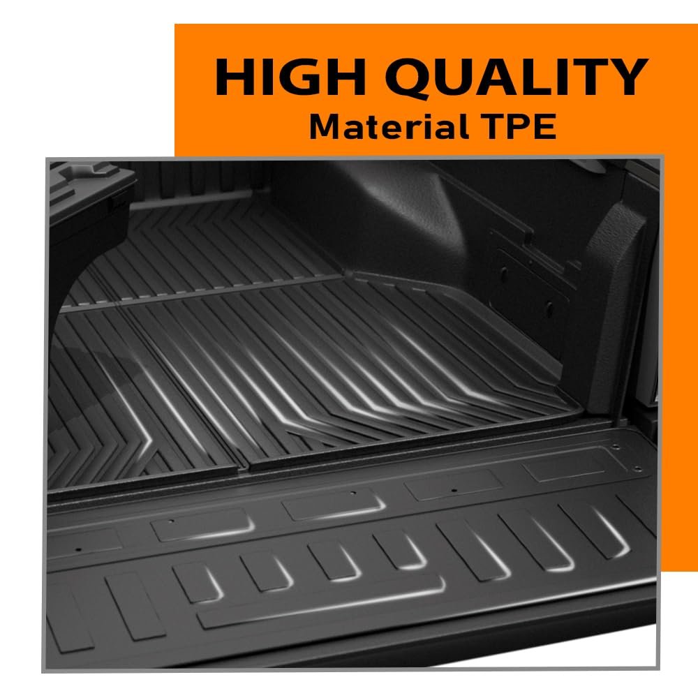 Tailgate Liner For Toyota Tundra 2007 2020 Black High Density Pe Mat Truck Bed Protector