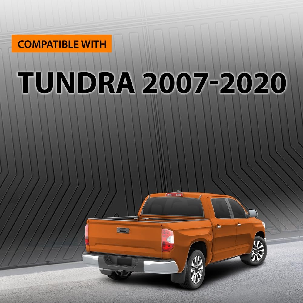 Tailgate Liner For Toyota Tundra 2007 2020 Black High Density Pe Mat Truck Bed Protector