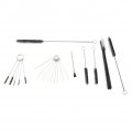 Liru Airbrushing Nozzle Cleaner Spray Clean Accessories Kit 21 Pcs Professional Cleaning Repair Tool Airbrush Tools