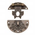 Uxcell 5 Sets Wood Case Chest Box Rectangle Clasp Closure Hasp Latches Bronze Tone 40mm
