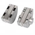 Uxcella 10-12mm Thickness Glass Double Bolts Type Swing Push Sliding Door Lock