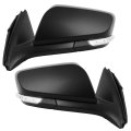 Left And Right Side View Mirrors Fit For 2014-2020 Chevy Impala Eco W Signal Lamps Puddle Lamp Chrome Convex Replacement 