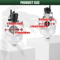 16100 Z0l 876 Carburetor For Honda Gcv160a0 Gcv160la Gcv190la Engine Hrr216 Hrx217 Mower Replaces 871 872 874 875 Z0y M42 Z1l