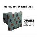 8-bit Pixel Heroes Rpg Pattern Tow Trailer Hitch Cover Plug Insert