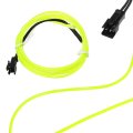 1 Meter 3ft Neon El Wire String Strip Fluorescent Green Cold Light Glow For Car Interior Decoration