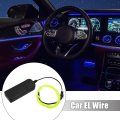1 Meter 3ft Neon El Wire String Strip Fluorescent Green Cold Light Glow For Car Interior Decoration