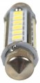 Hqrp 2-pack 41mm Festoon 24 Leds Smd 2835 Led Bulb Cool White 360 Deg For 211-2 212-2 214-2 Rv Interior Porch Lights