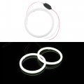 Acropix 100mm Car Cob Led Angel Eyes Circle Ring Fog Light Headlight Lamps White Pack Of 2