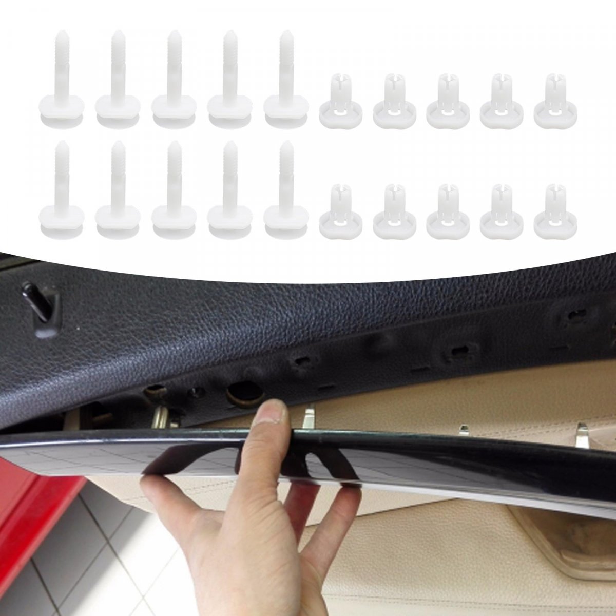 100 Pcs 15960325 Door Panel Retainer Clips Push Type Trim For Gmc C1500 C2500 C3500 K1500 K2500 K3500 Chevrolet And Cadillac