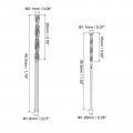 Uxcell 2pcs 1 5mm 2mm Metric Diamond Coated Twist Drill Bits High-speed Steel Tipped Tiles For Jewelry Beach Glass Shells