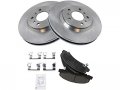 Front Ceramic Brake Pad And Rotor Kit Compatible With 2006-2013 Chevy Impala 
