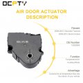 Temperature Air Door Actuator Heater Blend Fits 2008-2012 For Gmc Acadia 2010-2011 Buick Enclave Replace 604-141 15920864