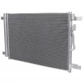 Ocpty Aluminum A C Condenser Replacement Fit For 2015-28 Volkswagen Golf 4l 2015-2018 1 8l 2015 2 0l 2017-2019 Alltrack 1
