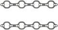 1487 Exhaust Manifold Gasket Set High Density Fiber And Perforated Steel Core With Anti Stick Coating Black Stock Size 