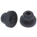 Rexka 5mm Nylon Flange Nuts 10mm Hex For Bmw 16-13-1-176-747 Mercedes Benz 003-990-02-51 E30 E32 E34 Pack Of 30 
