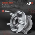 A-premium Rear Disc Brake Rotors And Ceramic Pads Kit Wheel Bearing Hub Assembly Compatible With Scion Fr-s 2013-2016 Subaru