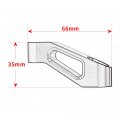 Mokiton Rearview Mirror Mount Risers Extenders Adapter Kit With M8 M10 Bolt For Motorcycle Dual Sport Cruisers Scooters