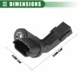 Motoforti Engine Crankshaft Position Sensor Crank For Mercedes-benz C300 2015-2018 Abs 2709050600 Black
