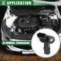 Motoforti Engine Crankshaft Position Sensor Crank For Mercedes-benz C300 2015-2018 Abs 2709050600 Black