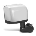 Ch1321389 Side Door Power Mirror With Heated Glass Chrome Cover For Jeep Wrangler 2014 Passenger Right Smooth Black Chrome 
