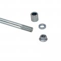 Minho 12mm 185mm Front Rear Axle With Bushing 5mm 20mm Fit For Pit Pro Dirt Bike Scooter Quad Atv