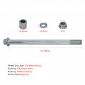 Minho 12mm 185mm Front Rear Axle With Bushing 5mm 20mm Fit For Pit Pro Dirt Bike Scooter Quad Atv