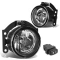 Auto Dynasty Compatible With Mitsubishi Outlander Sport Pair Of Bumper Driving Fog Lights Wiring Kit Switch Clear Lens