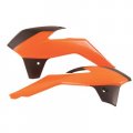Polisport Radiator Scoops Ktm Orange Black For 85 Sx 2013-2017 
