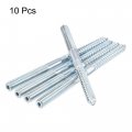 Uxcell M10x50mm Hanger Bolts Double Head Dowel Screw 140mm Length 10pcs