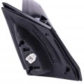 Ocpty Black Left Side Mirror Fit For 2006-2011 Honda Civic Smooth Glass Non-folding Non-heated