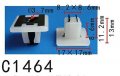 Autobahn88 Tailgate Lower Trim Panel Grommet Clip Compatible With Honda 02-04 Civic Oem 91638sm4003 Pack Of 20