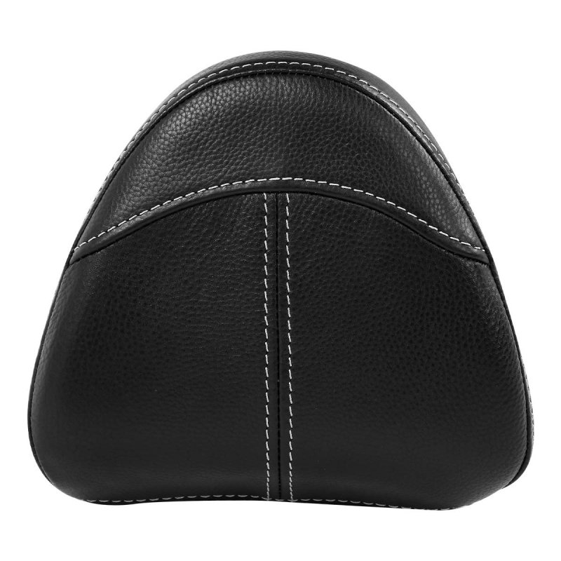 Passenger Backrest Pad For Indian Scout 2015 To 2022 Sixty 2016 And Abs 2019 2020 Black Genuine Leather Front Or Rear Position