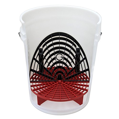 Grit Guard The Original Insert With Washboard Combo Pack Black Red