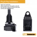 Npauto Ignition Coil Pack Front Rear Replacement For 3 0l V6 2000 2001 Infiniti I30 Nissan Maxima Uf348 Uf363 C1266 C1267 Set