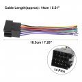 X Autohaux 70-1784 Car Stereo Cd Player Wiring Harness Wire Radio Adapter Install Plug For Volkswagen Passat Jetta Bora