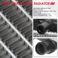 Auto Dynasty Dpi 13257 Factory Style 1-row Cooling Radiator Compatible With Honda Civic Acura Ilx 12-15 Aluminum Core