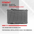 Auto Dynasty Dpi 13257 Factory Style 1-row Cooling Radiator Compatible With Honda Civic Acura Ilx 12-15 Aluminum Core