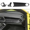 Cherocar For Chevrolet Camaro Center Console Cover Panel Interior Trim Decoration Accessories 2016-2022 Carbon Fiber 