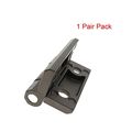 Yxq Wide Use Matt Finish High Strength Black Folding Door Butt Hinges 1 Pair 