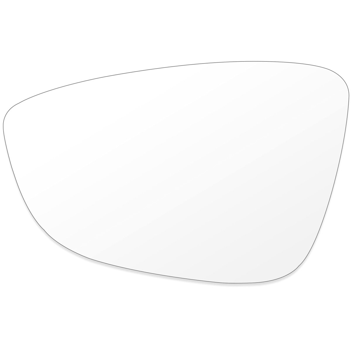 Left Side Door Mirror Glass- For 2012 V W Passat Usa W Heated Rm74480-16pb