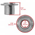 Caltric Rear Upper Arm Pivot Collar Compatible With Honda Rincon 650 Trfa 2003-2005 650 Gpscape Trx650fga 2004-2005