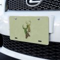 Graphics More Deer Heads Trio Design Hunting Hunter Camouflage Novelty Metal Vanity Tag License Plate 