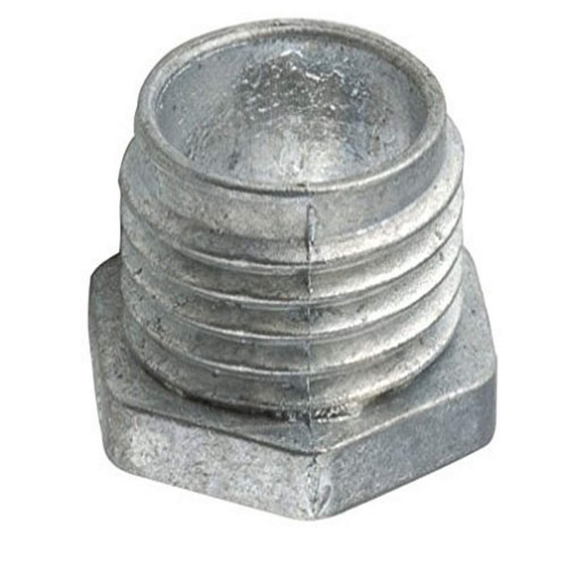 Hubbell-raco 1662 Offset Chase Conduit Nipple Non-insulated Die Cast Zinc 1 2 Trade Size Pack Of 100 Gray