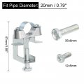 Uxcell 10pcs Conduit Hanger With Beam Clamp Fit For 3 4 20mm Pipe Support Bracket Cable Hangers I-beam