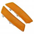 Xtremeamazing 2pcs Amber Yellow Front Driver And Passenger Side Marker Light Housing For Tiguan 2018-2023 B-eetle 2012-2019 