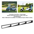 4 Panel Wide Angle Cart Rear View Mirror Universal Fit Eliminate Blind Spots With Cars Suvs Trucks
