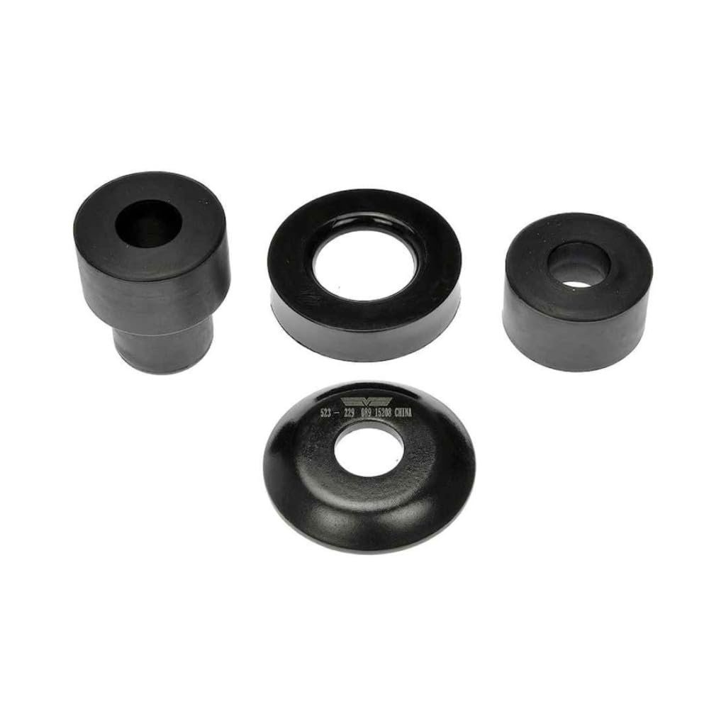 Front Radius Arm Bushing Set For Ford E150 Econoline 1997 1998 1999 2000 2001 2002 Black Rubber Material 55mm Outside Diameter