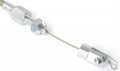 Jegs Throttle Cable Universal Design 36 Inches Long Stainless Steel Outer Jacket Aluminum Fittings Ferrules Perma-crimp Clevis 