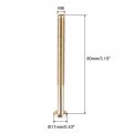 Uxcell M6x80mm Furniture Screw Hex Socket Machine Screws Zinc Plated Fasteners Bolts Half Thread Carbon Steel 10pcs
